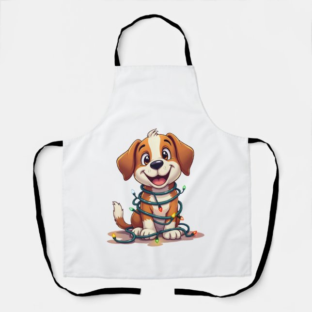 Merry Beagle Leuchten Schürze (Vorderseite)