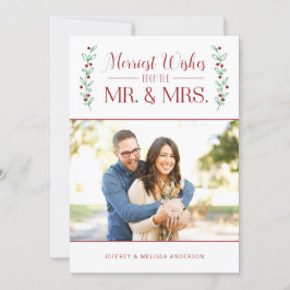 Merry Berries | Carte photo de Noël