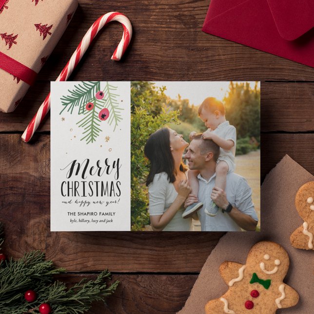 Merry Berry Foto Feiertagskarte (Von Creator hochgeladen)