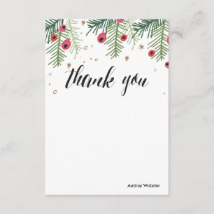 Merry Berry Personalisiert Danke Stationery Einladung
