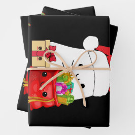 Merry Boo zu Weihnachten Geschenkpapier Set