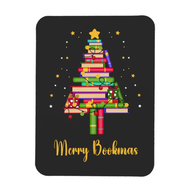 Merry Bookmas Magnet (Vertikal)