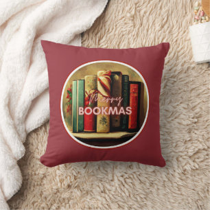 Merry Bookmas, Weihnachtsbibliothek Kissen