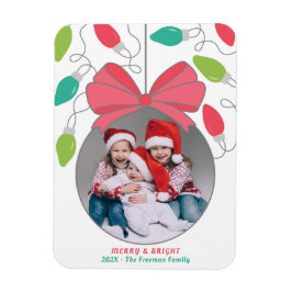 Merry & Bright Christmas Lights Magnet
