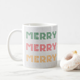 Merry & Bright Christmas Sweater Kaffeetasse