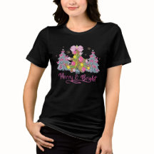 Merry & Bright Christmas t Shirt