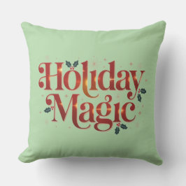 Merry & Bright Christmas Throw Kissen