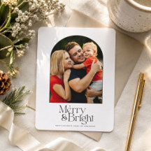 Merry & Bright Elegante Modernes Arch Foto