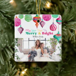 Merry & Bright farbenfrohe Weihnachtsschmuck