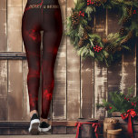 Merry & Bright Festive Red Leggings<br><div class="desc">Merry & Bright Festive Rote Leggings, die Ihr Weihnachtsoutfit verbessern werden. Sie können den Text aktualisieren oder entfernen.</div>