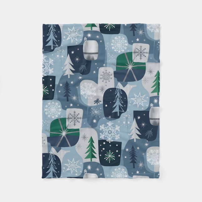 Merry & Bright Fleecedecke (Vorderseite)