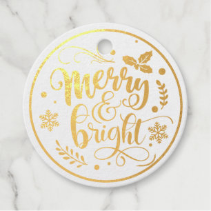Merry & Bright Foil Fevor Tags