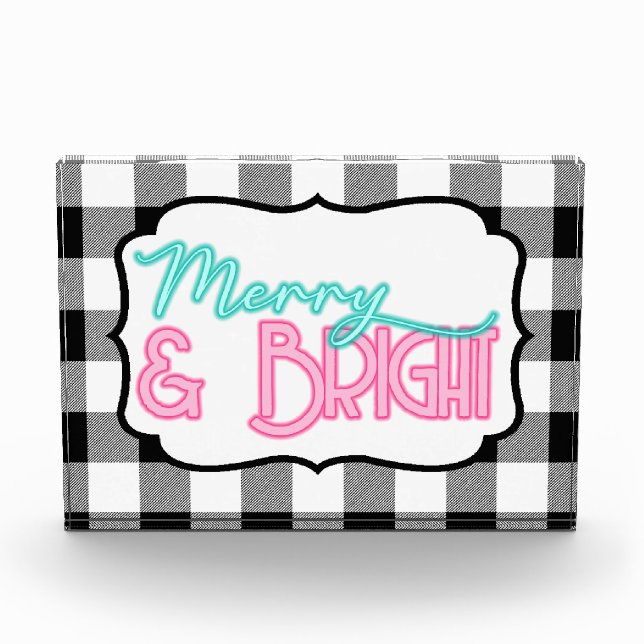 Merry & Bright Fotoblock (Vorderseite)