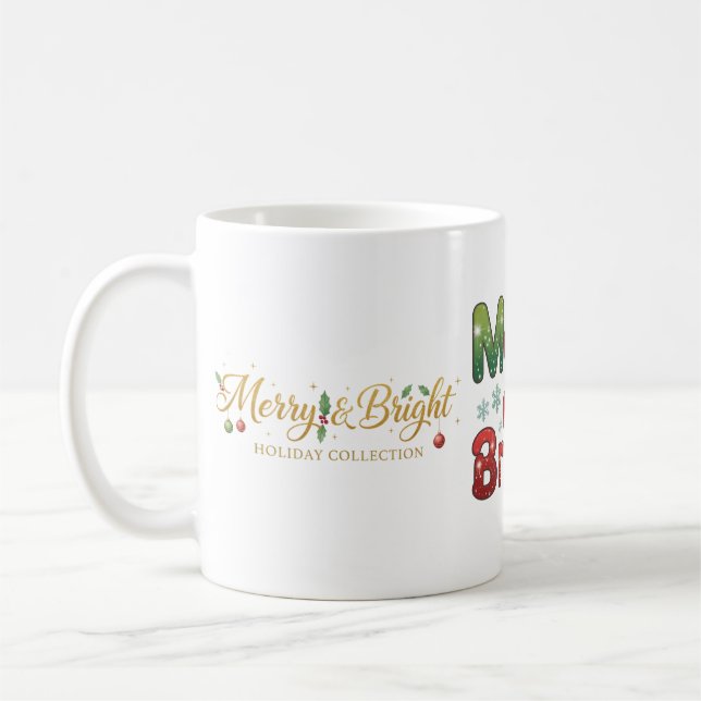 Merry & Bright Holiday Collection Classic Christma Kaffeetasse (Links)