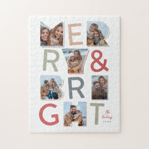 Merry & Bright Holiday Foto Collage