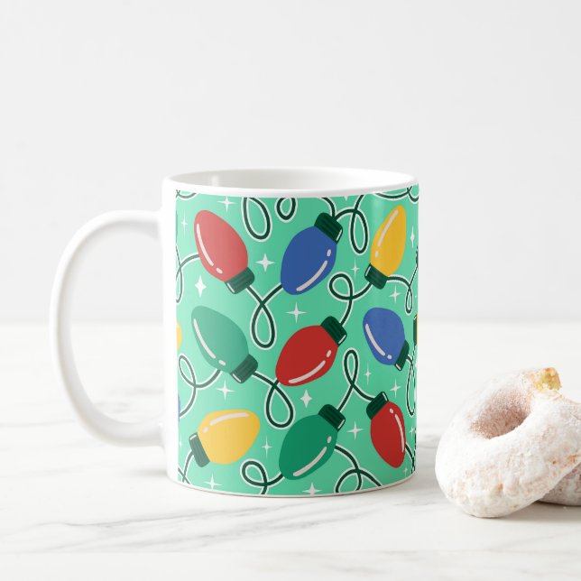 Merry & Bright Lichtern Kaffeetasse (Mit Donut)