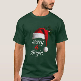 Merry & Bright Men T - Shirt Stilvolle Urlaubsmode