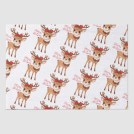 Merry&Bright Niedlich Rentier Tissue Paper Seidenpapier