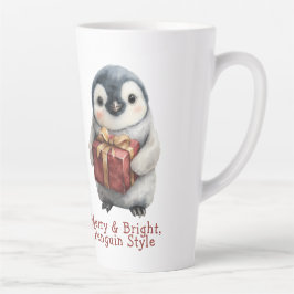 Merry & Bright Penguin Weihnachten Milchtasse