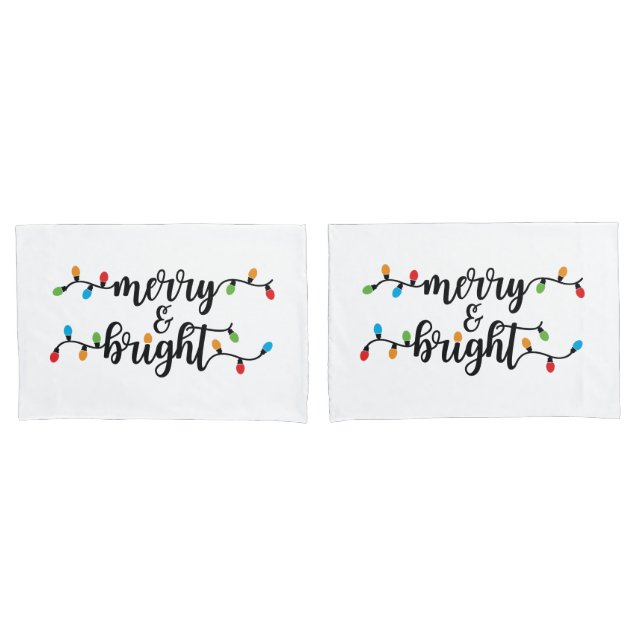 Merry & Bright Pillowcase Set Kissenbezug (Vorderseite-Set)