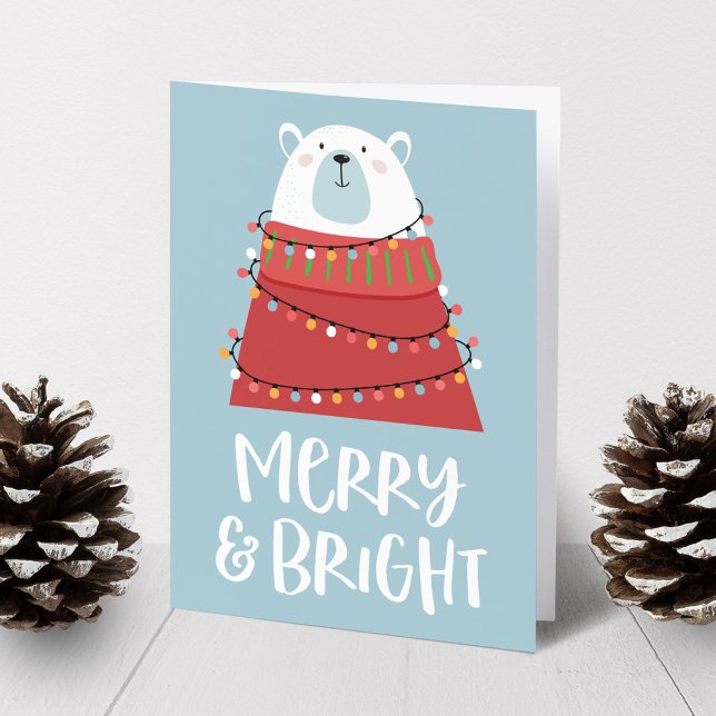 Merry & Bright Polar Bär Weihnachten (Von Creator hochgeladen)