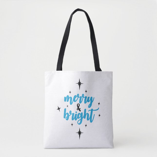 Merry & Bright Tasche (Vorderseite)