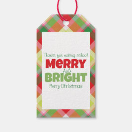 Merry & Bright Teachers Vielen Dank für Ihr Gesche Geschenkanhänger