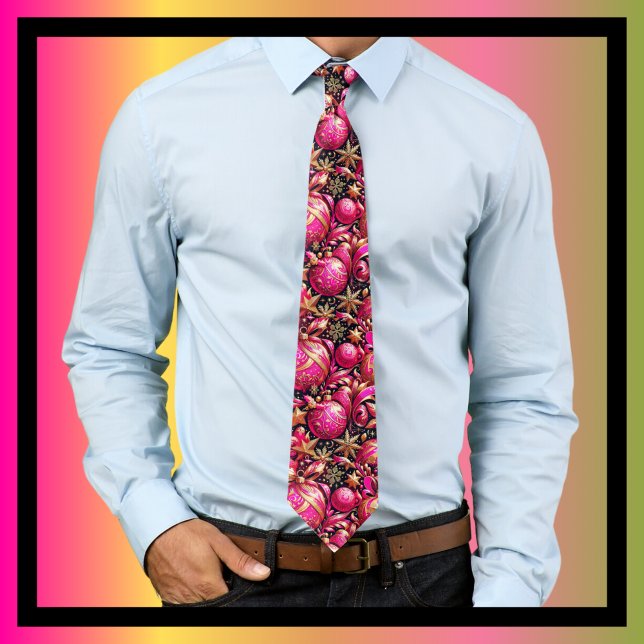 Merry Bright Weihnachtsschmuck Snowflakes Sterne Krawatte (Von Creator hochgeladen)