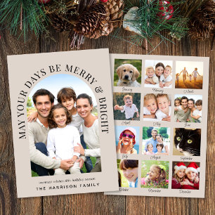 Merry Bright year in Review Arch Foto Weihnachten