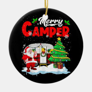 Merry Camper Weihnachten Weihnachtsmann Camper Cam Keramik Ornament