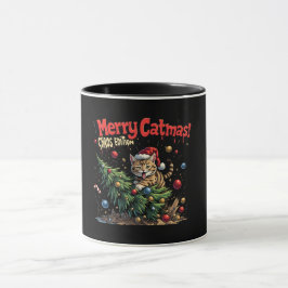 Merry Catmas – Chaos Edition Tasse
