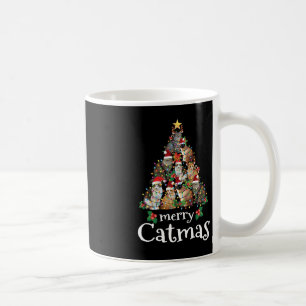 Merry Catmas Spaß Cat Mama Katze Vater Weihnachten Kaffeetasse