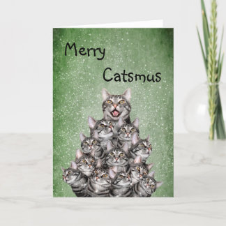 Merry Catsmus Feiertagskarte