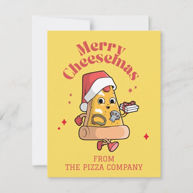 MERRY CHEESEMAS FEIERTAGSKARTE (Vorderseite)