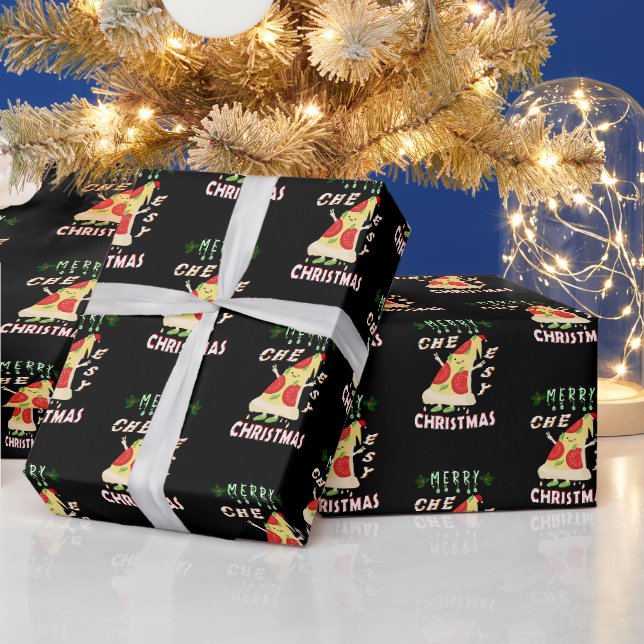 Merry Cheesy Weihnachten Weihnachten Weihnachten P Geschenkpapier (Feiertage)