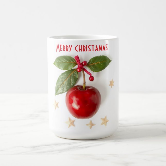 Merry Cherry Christmas Tasse (Mittel)