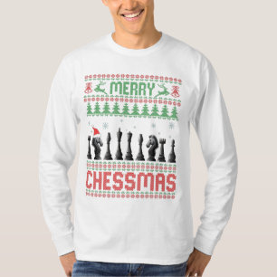 Merry Chessmas Funny Chess christmas Ugly Sweater T-Shirt