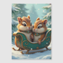 Merry chipmunk Weihnachten