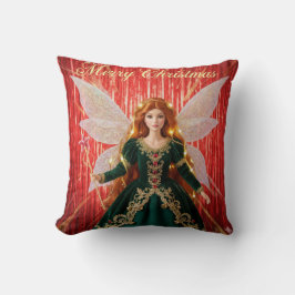Merry Chistmas angel girl design pretty cute Kissen