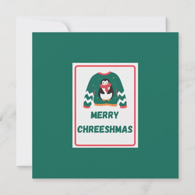 Merry Chreeshmas Penguin Sweater (Vorderseite)