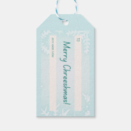 Merry Chreeshmas Snowflake Geschenkanhänger