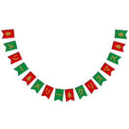 MERRY CHRISMAS in Katakana Wimpelkette