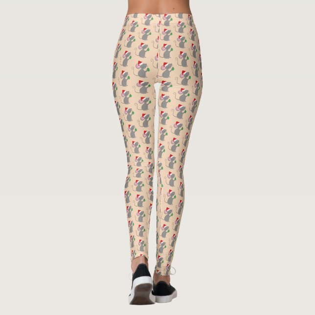 Merry ChrisMouse Leggings (Rückseite)