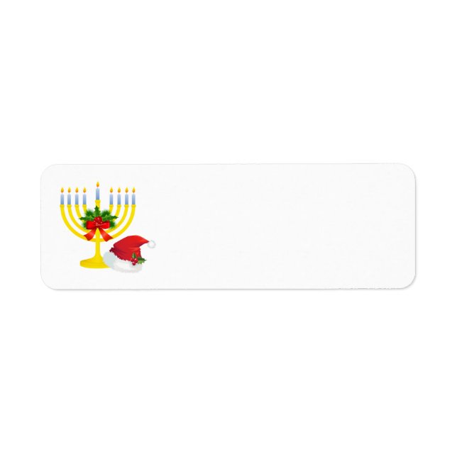 Merry Chrismukkah Address Labels (Vorne)