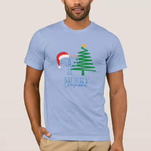 Merry Chrismukkah Light Blue T - Shirt