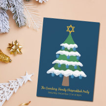 Merry Chrismukkah Niedlich Hanukkah Weihnachts-Par