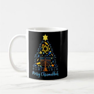 Merry Chrismukkah Weihnachtsbaum Jüdisches Happy H Kaffeetasse