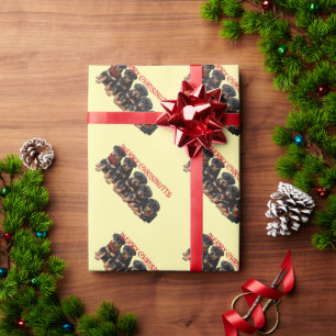 Merry Chrismutts Weihnachtsferien Welpen Festlich Geschenkpapier