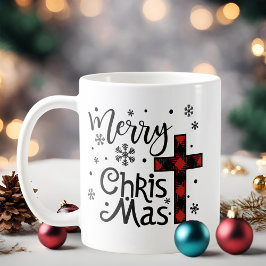 Merry Christ Mas Christliche Weihnachten Kaffeetasse