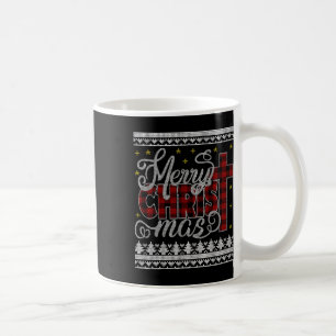 Merry Christ Mas Jesus Christlich Pajamas Ugly Chr Kaffeetasse